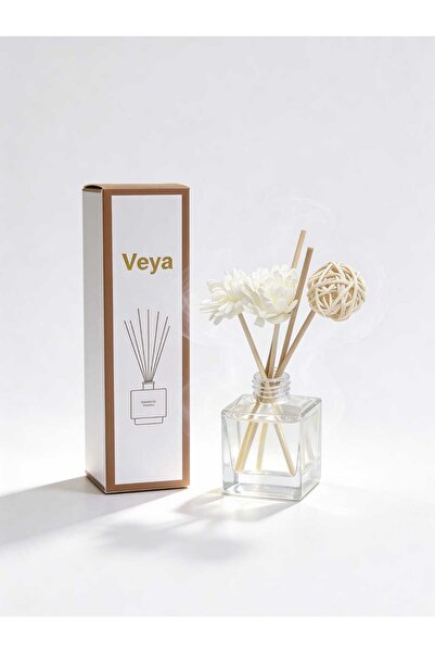 VEYA فواحة أعواد عطرية فيا برائحة الجاردينيا – 50 مل مع أعواد خشبية طبيعية تع...
