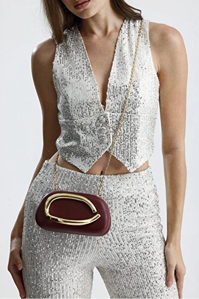 ALTUNORDU AVM Zincir Askılı Mini Kutu Abiye Clutch El Davet Gece Omuz Çantası...