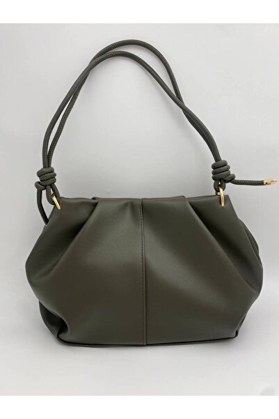 Marvelis Babi̇l Knot Detailed Hand and Shoulder Medium Size Women's Bag