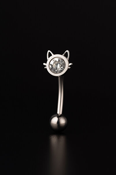 depozoom 316l Cerrahi Çelik Mini Kedi Göbek Piercing