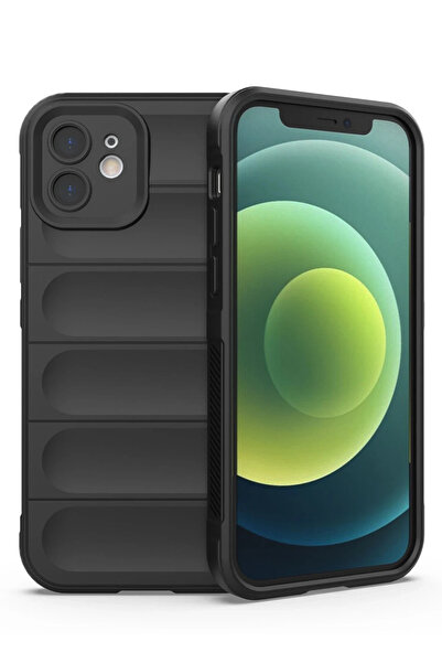 NewFace Sptrns iPhone 12 Case Optimum Silicone (235713) - Black