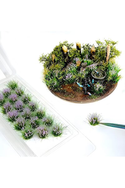 Generic 20 قطعة من خصلات العشب الكثيفة - شجيرات أرضية منخفضة لنماذج السكك الح...