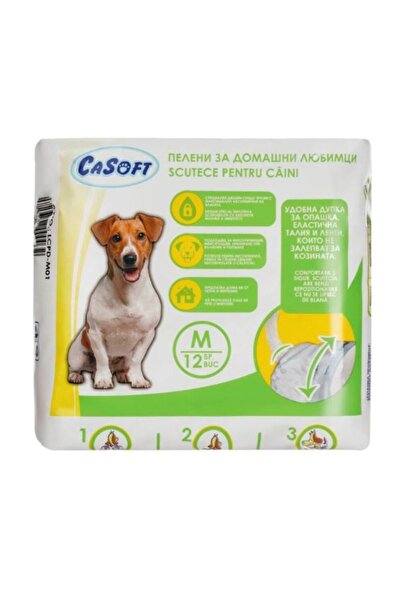 CASOFT Pet diapers (medium) 44x32cm - 12pcs