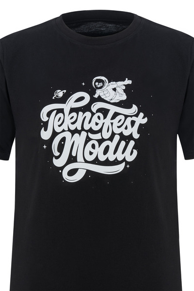 TEKNOFEST ASTRONOT TİŞÖRT SİYAH
