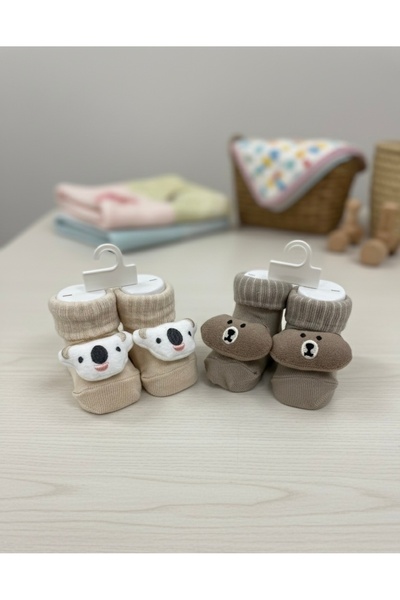 Little Lufi Baby 2.li aksesuarlı bebek çorabı