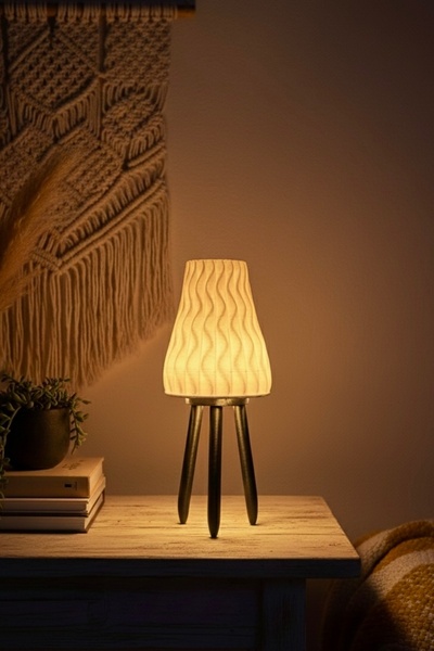 HD1001 Modern Abajur Masa Lambası Bohem Ev Dekoru Başucu Gece Lambası Dekorat...