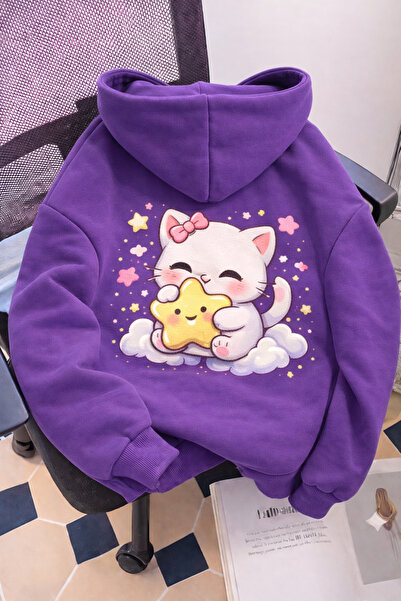 YRN COLLECTION Hanorac unisex pentru femei/bărbați, din bumbac cu 3 fire, sup...