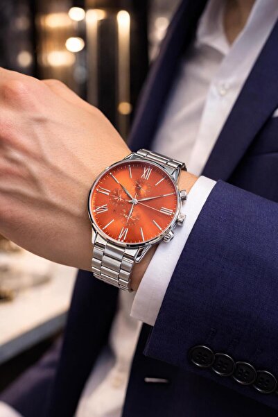 LOOQ Roma Rakamlı Çelik Kordon Erkek Kol Saati