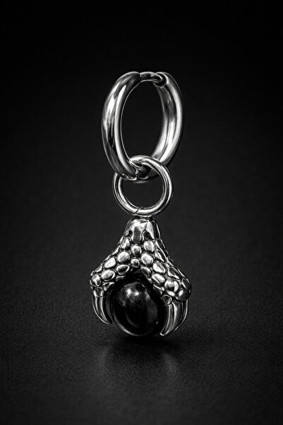 depozoom Çelik Halka Küpe Sallantılı Unisex Küpe 1 adet