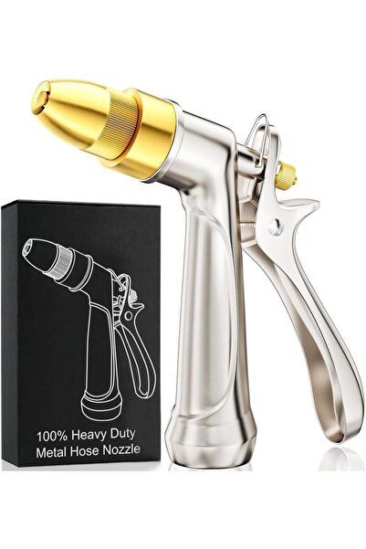 Generic Heavy Duty Metal Hose Nozzle, High Pressure Water Spray Gun