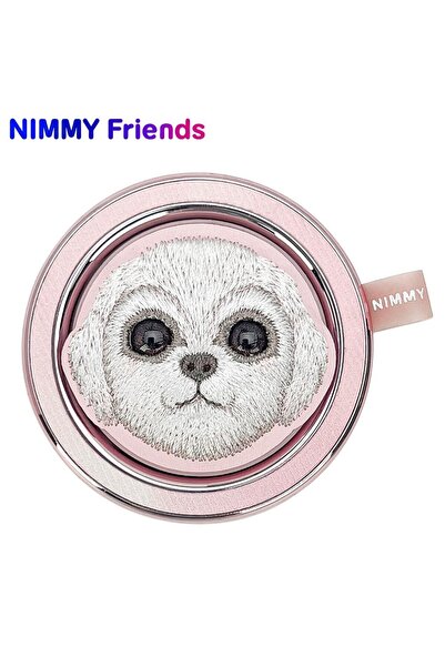 Nimmy MagSafe Uyumlu | Değiştirilebilir Manyetik 3D Nakışlı Köpekli Telefon S...