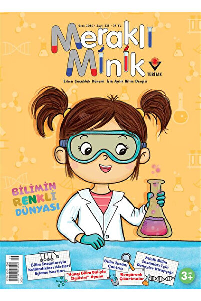 Tübitak Yayınları Meraklı Minik Dergi Ocak 2026 (3-6 yaş)