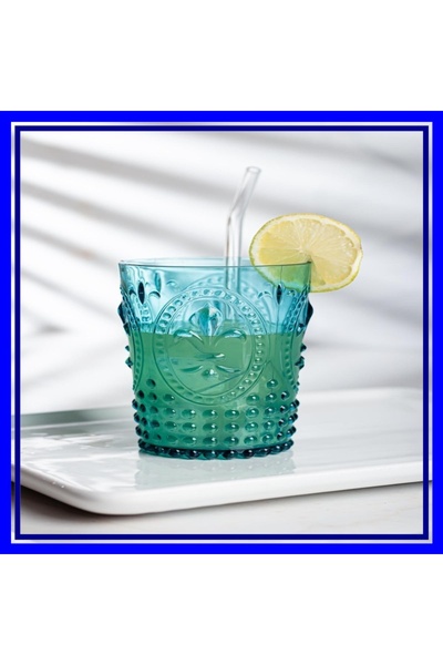 Genel Markalar Akrilik Aquamarin Tekli Kısa Bardak & Su Meşrubat Kahve Yanı B...