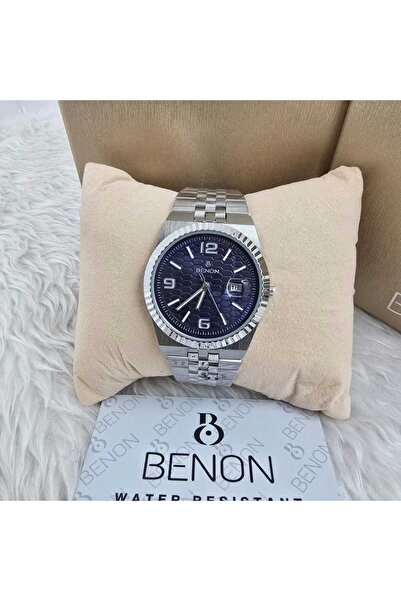 benon Binon Men's Luxury Watch – Stainless Steel with Date