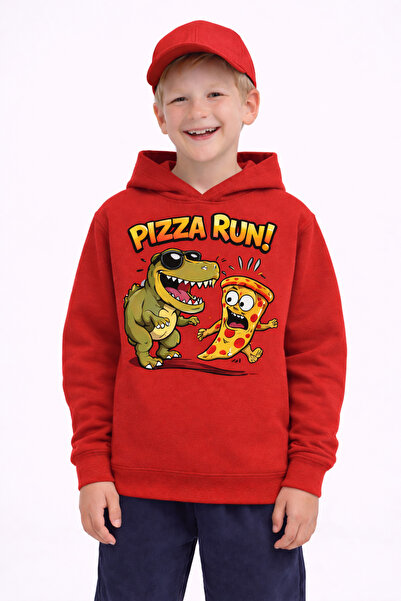 ArtYus بيتزا رن مطبوع 3 إبريق ش مبطن بالصوف ك بغطاء رأس سويت للأطفال