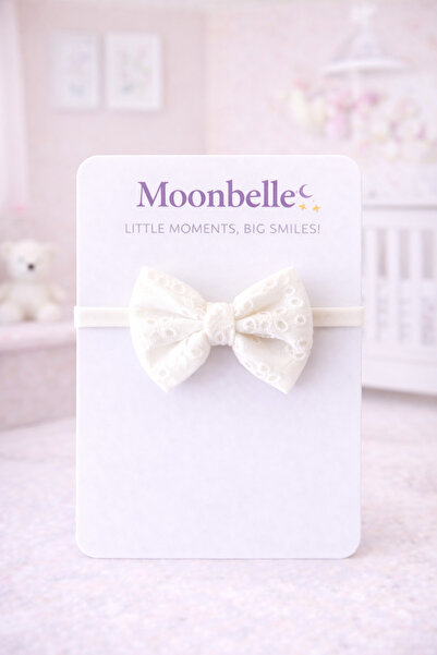 Moonbelle ربطة شعر على شكل فيونكة للفتيات الصغيرات – إكرو