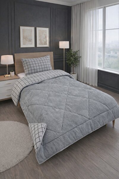 Federico Fabrizio Lightnight Pamuklu Wellsoft Tek Kişilik Çift Taraflı Yorgan...