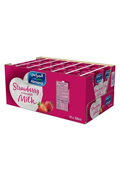 almarai Strawberry Milk, 200 ml × 15 + 3