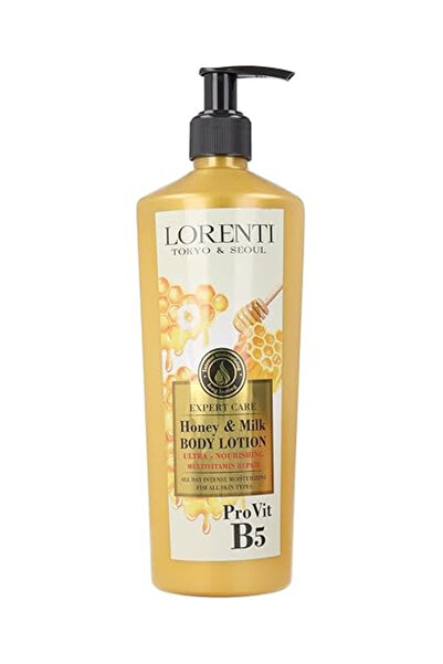 LORENTİ لوشن لورينتي للجسم بكريم حليب العسل، لوشن للجسم فائق التغذية ومتعدد ا...