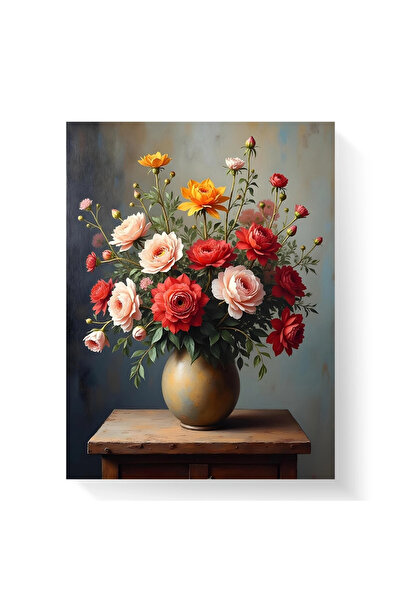 Printees Painting - Vase with flowers