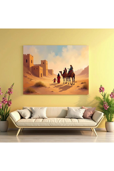 Printees Tablou - Ilustrație cu cămile