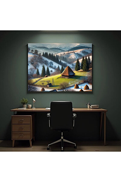 Printees Tablou - Zi de iarnă la munte