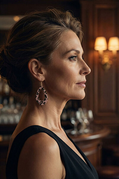 bacc Leopard Pattern Women's Dangle Earrings Bcyj-251033