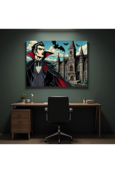 Printees Painting - Young Dracula - Canvas on frame