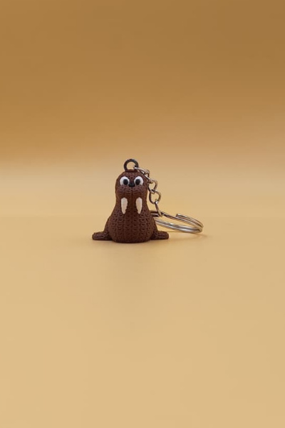 Rodopiva Μπρελόκ με πλεκτό σχέδιο φώκιας