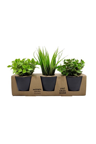 Vovikon مجموعة من أزرق بلون الكوبالت أوراق زهور صناعية