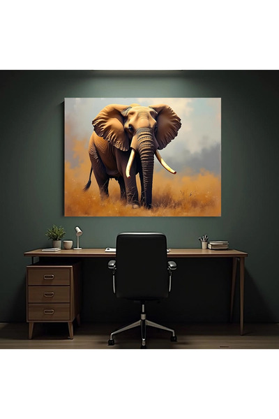 Printees Tablou - Elefant - Canvas pe șasiu