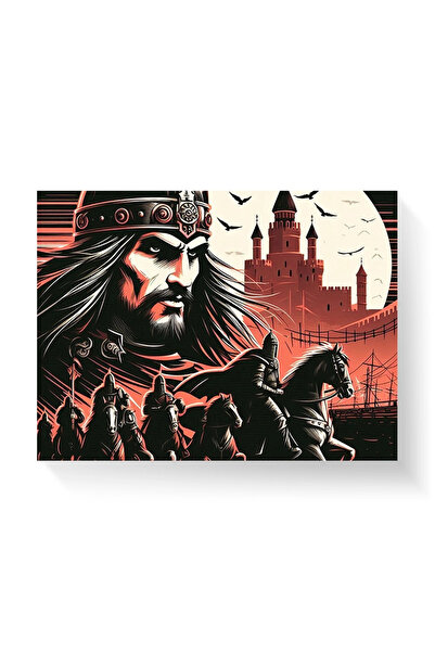 Printees Tablou - Cavalerii lui Dracul - Canvas pe șasiu