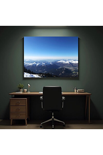 Printees Painting - View over the Carpathians - Canvas on frame