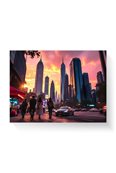 Printees Tablou - Marele oraș - Canvas pe șasiu