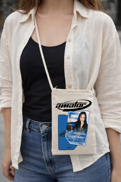 lovver MANİFEST GRUP ZOKTAY Geantă groasă din pânză, cu design, cu fermoar și...