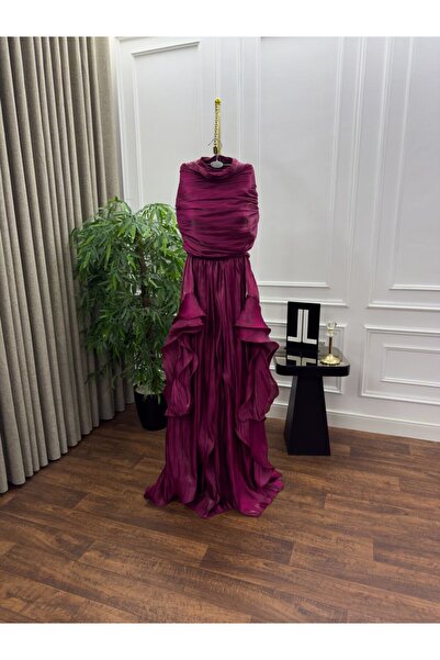ZAYNAFASHIONSA Magenta Royal Dress