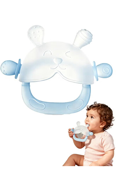 Generic Baby teething toy, food-grade silicone, organic teether, soft and saf...