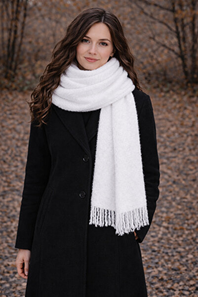 laviyonsa شال وشالات من الموهير المزخرف بشريط لامع