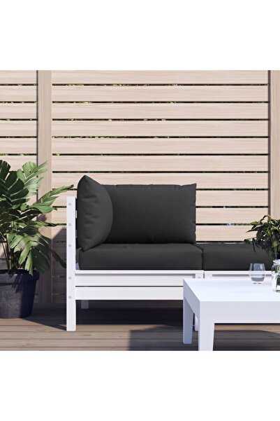 vidaxl Pallet Cushions 3 pcs Black Oxford Fabric