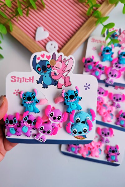 Nisankids مجموعة مشابك ستيتش مكونة من 8 مشابك مطاطية (4 أزواج)