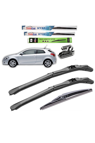 TEAMCAR Kia pro_cee'd 2007-2012 Πλήρες σετ υαλοκαθαριστήρων υβριδικού