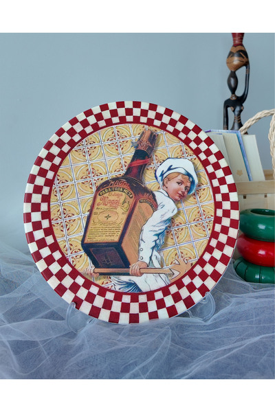 Grandez Home El Yapımı Dekoratif Döküm Duvar Tabağı - Rustik ve Vintage Duvar...