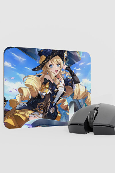 mousepad bastir Navia Genshin Impact Anime Gacha V5 - 22X18 Gaming Mouse Pad ...