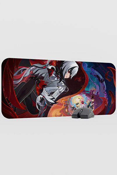 mousepad bastir لوحة ماوس ألعاب Arlecchino Genshin Impact Anime Gacha V3 - 70...