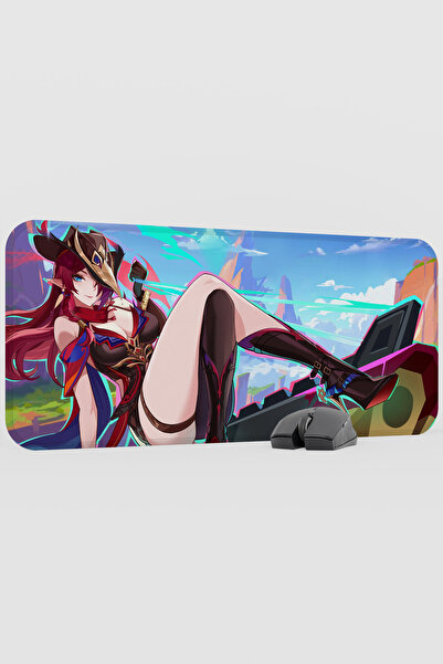 mousepad bastir Chasca Genshin Impact Anime Gacha V1 - 70X30 XL Gaming Mouse ...