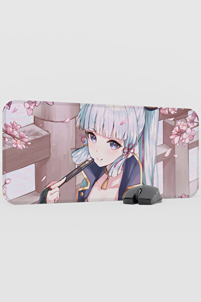 mousepad bastir Ayaka Genshin Impact Anime Gacha V5 - 70X30 XL Gaming Mouse P...