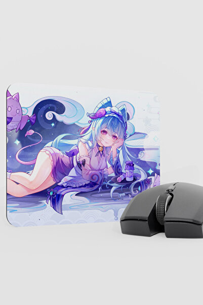 mousepad bastir Yumemizuki Mizuki Genshin Impact Anime Gacha V3 - 22X18 Gamin...