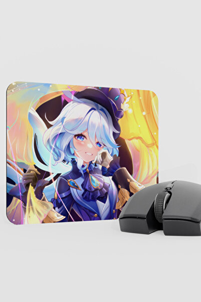 mousepad bastir Furina Genshin Impact Anime Gacha V3 - 22X18 Gaming Mouse Pad...