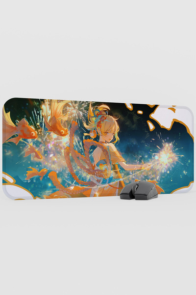 mousepad bastir Yoimiya Genshin Impact Anime Gacha V3 - 70X30 XL Gaming Mouse...