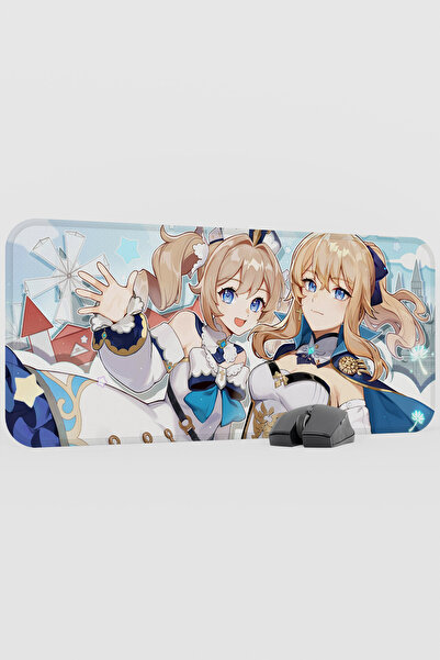 mousepad bastir Jean Genshin Impact Anime Gacha V4 - 70X30 XL Gaming Mouse Pa...